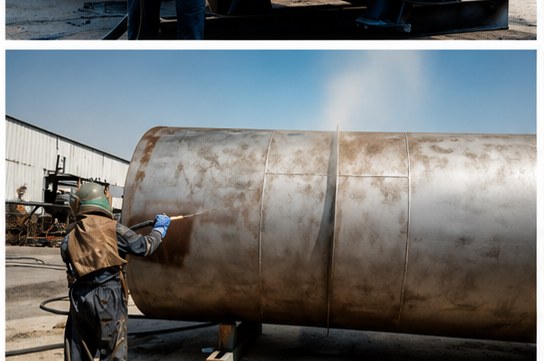 Sandblasting & Coating — TARRADCO Alexandria yard